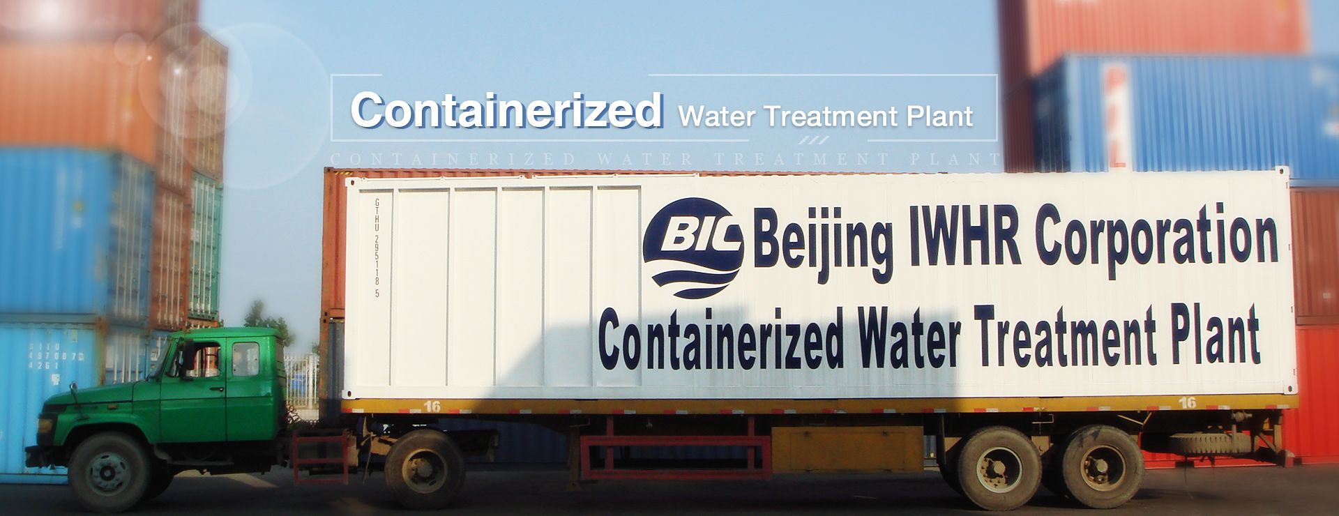 Containerized Water Treatment Plant