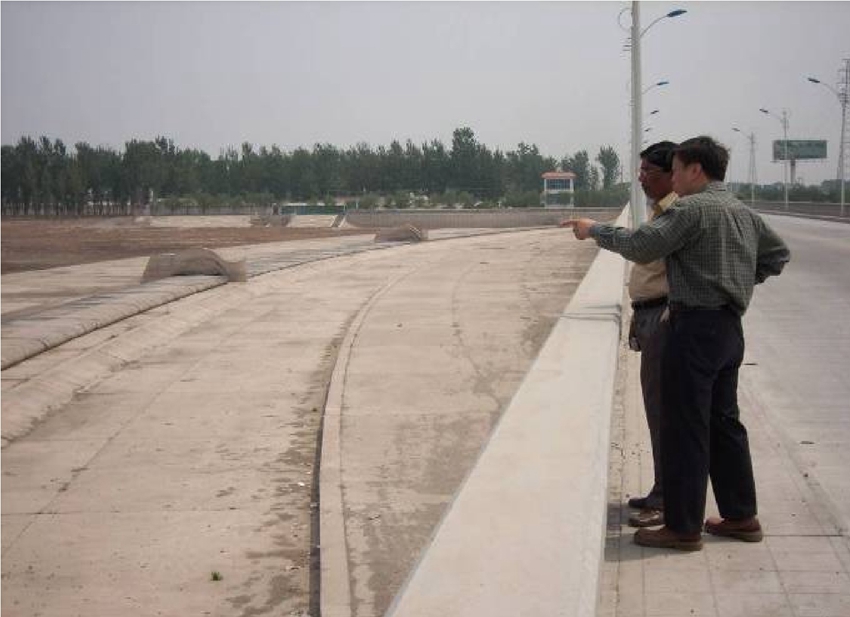 Rubber Dam Construction on Site