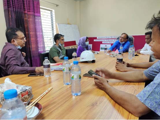 Two engineers from BIC went to Rubber Dam project site and carried out technical guidance in Bangladesh