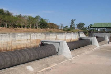 Application of Movable Rubber Dams and Sluice Gates in Urban Flood Control